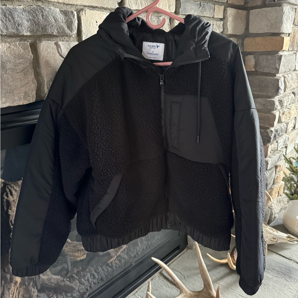 Old Navy Hooded Sherpa Jacket